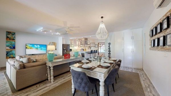 Bel Azur Penthouse Living & Dining Area