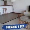 Azuri Residences & Villas Premium 3 Bed Living Room and tv