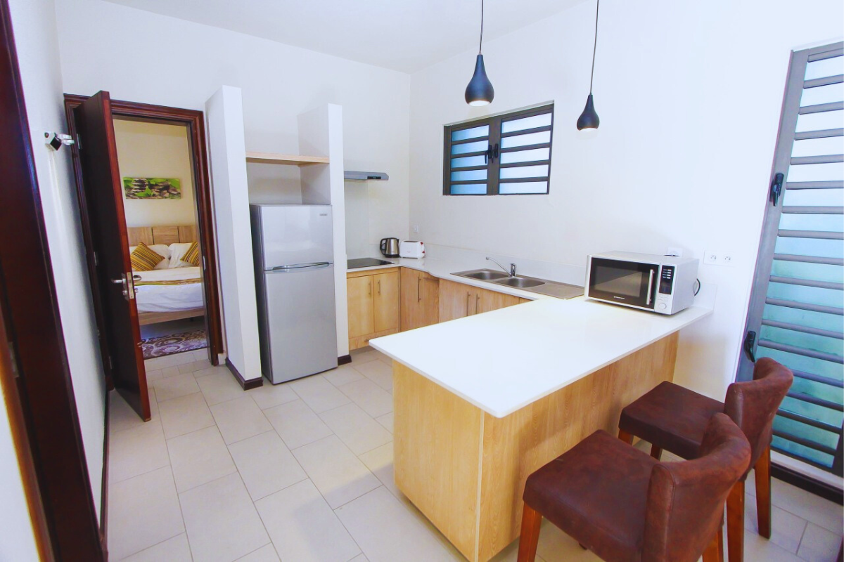 Two bedroom apartment kitchen