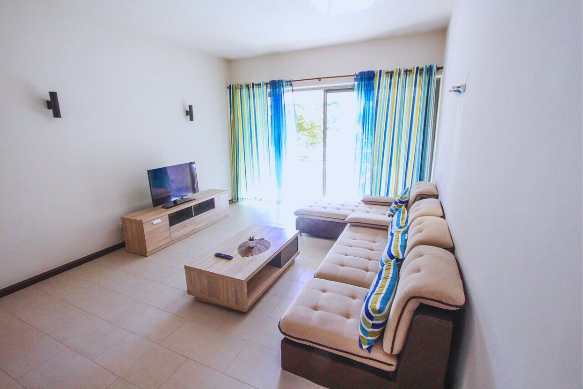 Two bedroom apartment living room
