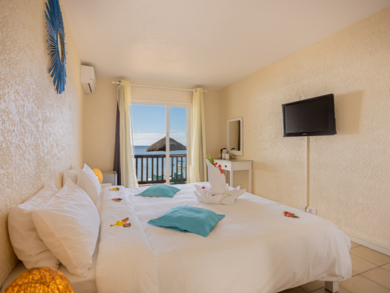 Sea View Room bed