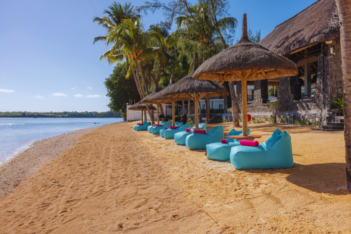 Cocotier Hotel beach
