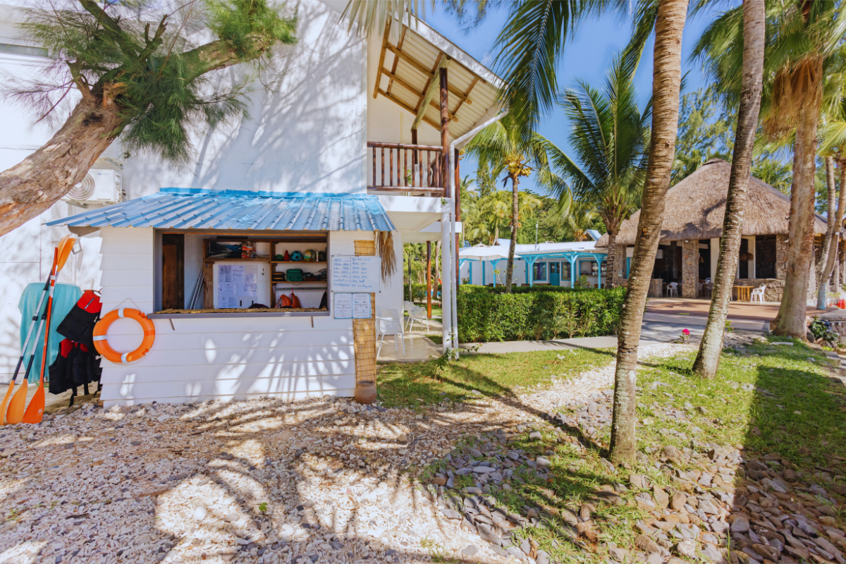 Cocotier Hotel boat house