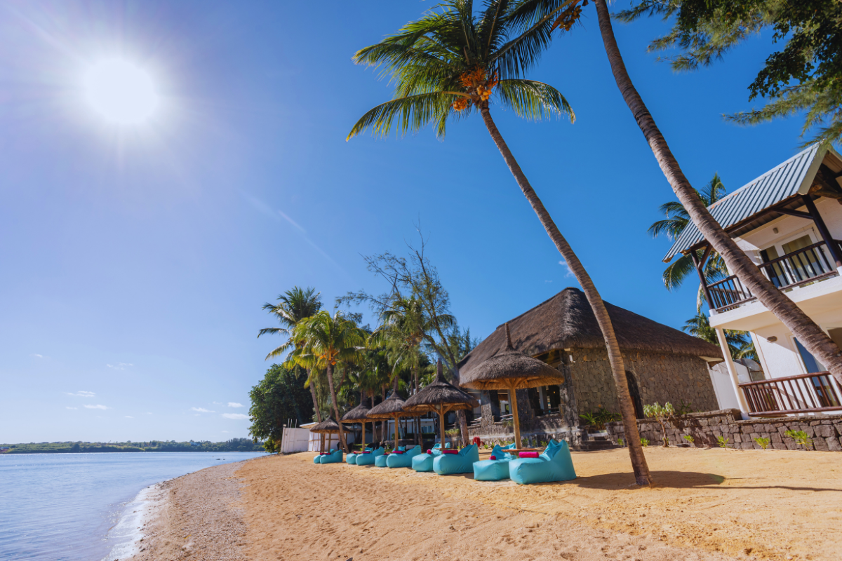 Cocotier Hotel sunbed