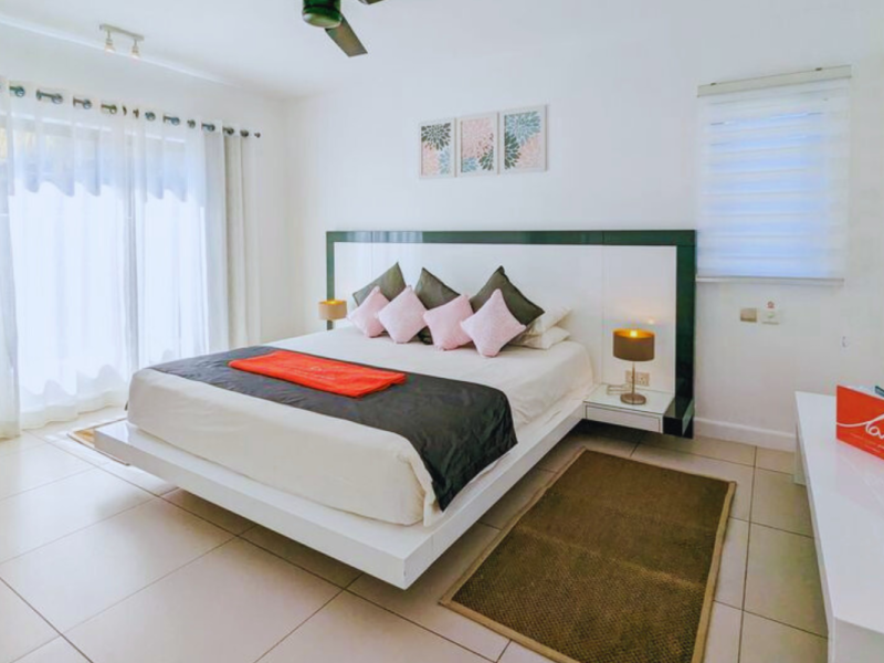 corail bleu 3 bedroom villa bed