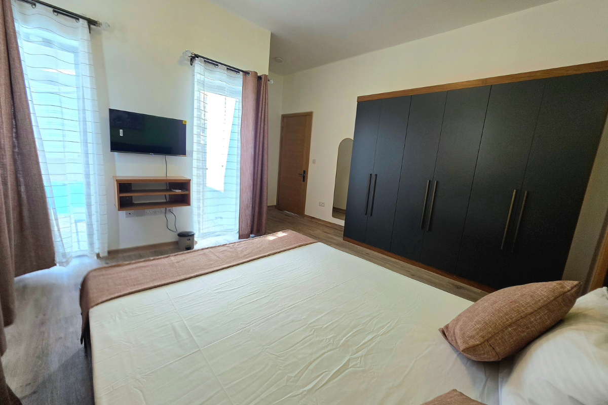 Wave Rock villa bedroom