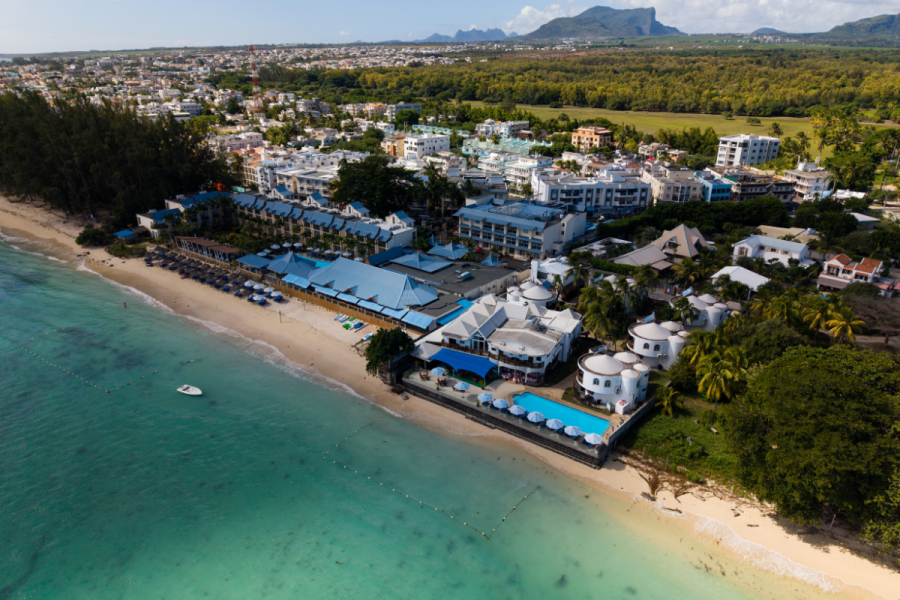 Aerial View pearle Beach Hotel